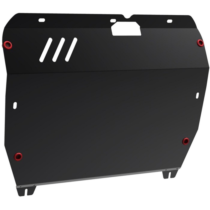 Защита картера и КПП АвтоБРОНЯ для Jac Rein 2007-2011, крепеж в комплекте, сталь, 2 мм, 111.02308.3