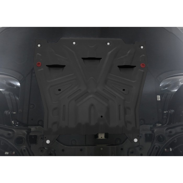 Защита картера и КПП АвтоБРОНЯ для Kia Optima (V - 2.0 150л.с.; 2.4 188л.с.; 2.0T 245л.с.) 2016-н.в., крепеж в комплекте, сталь, 2 мм, 111.02837.1