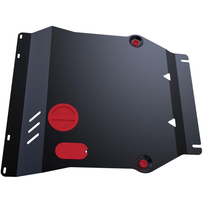 Защита картера и КПП АвтоБРОНЯ для Kia Soul 2009-2014, крепеж в комплекте, сталь, 2 мм, 111.02806.2