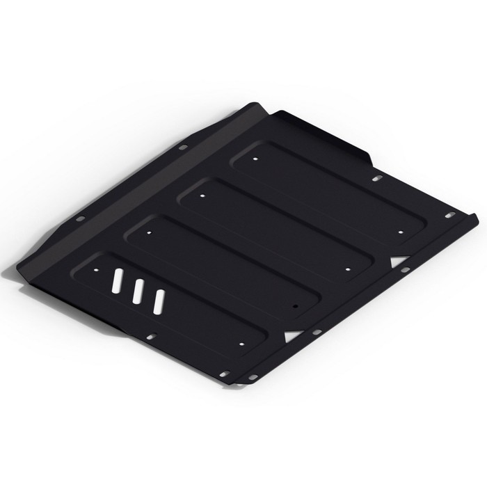 Защита КПП АвтоБРОНЯ для Mitsubishi Pajero III 1999-2006, крепеж в комплекте, сталь, 2 мм, 111.04044.1