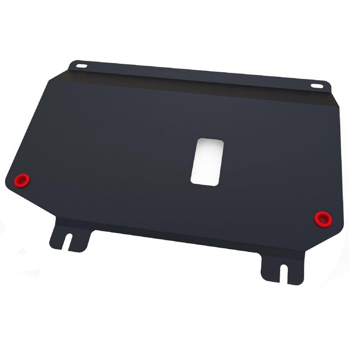 Защита картера и КПП АвтоБРОНЯ для Mitsubishi Colt (V - 1.3; 1.5) 2008-2013, крепеж в комплекте, сталь, 2 мм, 111.04014.1