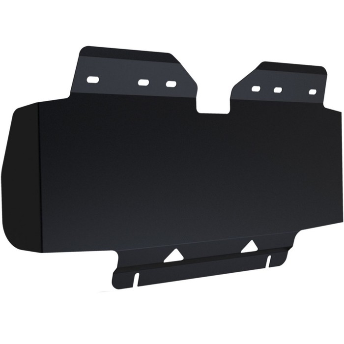 Защита радиатора АвтоБРОНЯ для Nissan Patrol (V - 5.6) 2010-н.в., штатный крепеж, сталь, 2 мм, 1.04121.1