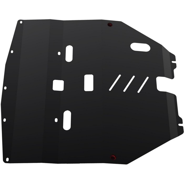 Защита картера и КПП АвтоБРОНЯ для Nissan Teana (V - 3.5) 2003-2008, крепеж в комплекте, сталь, 2 мм, 111.04133.1