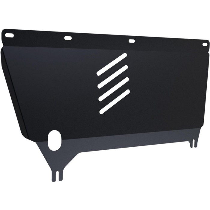 Защита картера и КПП АвтоБРОНЯ для Peugeot 207 2006-2013, крепеж в комплекте, сталь, 2 мм, 111.01202.1