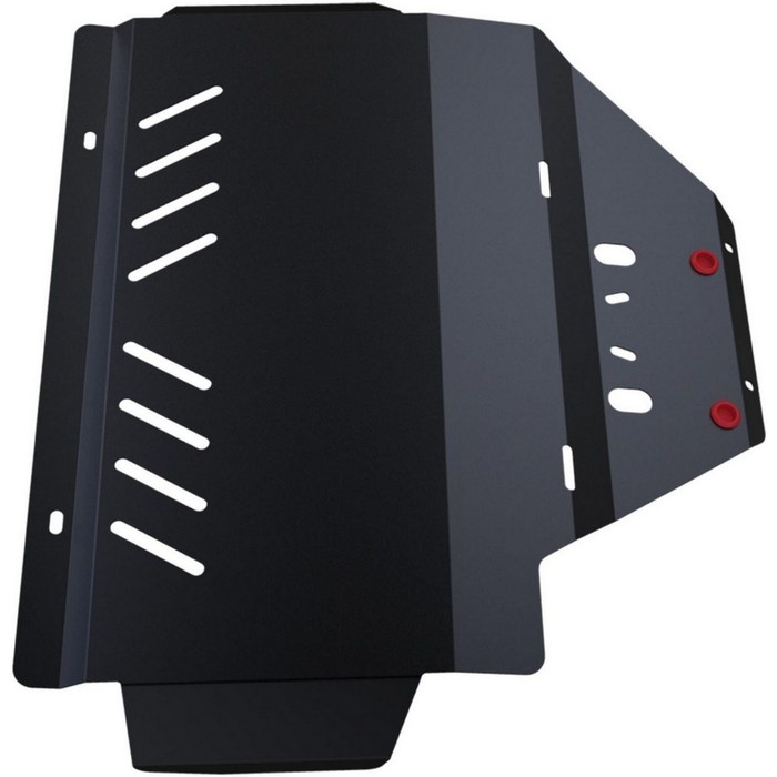 Защита картера АвтоБРОНЯ (увеличенная) для Subaru Forester (V - 2.0; 2.5) 2008-2013, крепеж в комплекте, сталь, 2 мм, 111.05406.1