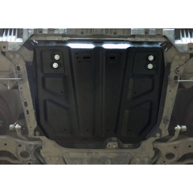 

Защита картера и КПП АвтоБРОНЯ для Toyota Corolla E140, E150, E160, E170 (V - 1.6; 1.8) 2006-2016, сталь 1.8 мм, с крепежом, 111.05799.1