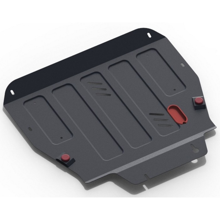 Защита картера и КПП АвтоБРОНЯ для Hyundai ix55 (V - 3.8) 2008-2013, крепеж в комплекте, сталь, 2 мм, 111.02306.1