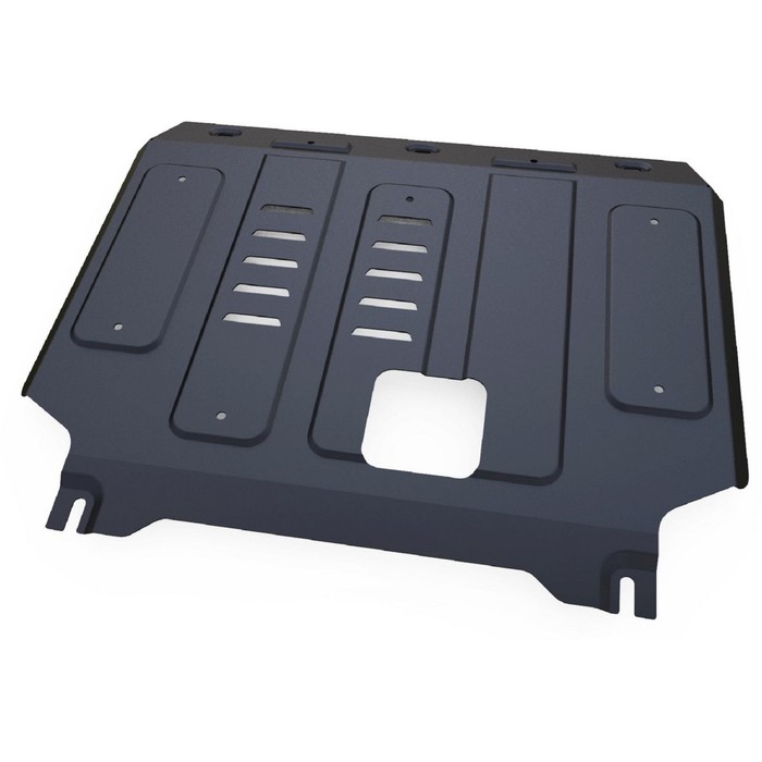 Защита картера и КПП АвтоБРОНЯ для Kia Carnival (V - 3.3) 2015-н.в., крепеж в комплекте, сталь, 2 мм, 111.02835.1