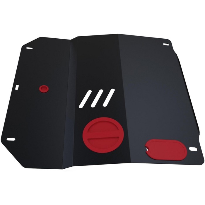 Защита картера и КПП АвтоБРОНЯ для Suzuki Swift 2011-2015, крепеж в комплекте, сталь, 2 мм, 111.05510.1