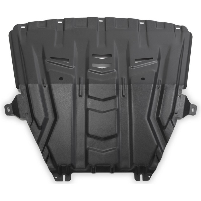 Защита картера и КПП АвтоБРОНЯ для Lada Vesta седан, универсал, Cross (V - 1.6; 1.8) 2015-н.в., штатный крепеж, сталь, 2 мм, 1.06029.1