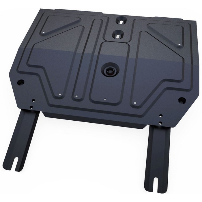 Защита картера и КПП АвтоБРОНЯ для Chery Tiggo FL (V - 1.6) 2013-н.в., крепеж в комплекте, сталь, 2 мм, 111.00916.1