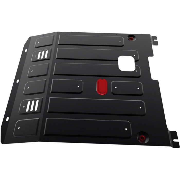 Защита картера и КПП АвтоБРОНЯ для Peugeot Boxer 2006-н.в., крепеж в комплекте, сталь, 2 мм, 111.04303.1