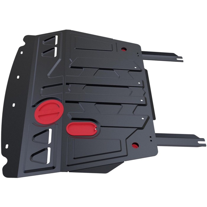 Защита картера и КПП АвтоБРОНЯ для FAW V5 (V - 1.5 / МКПП) 2012-н.в., крепеж в комплекте, сталь, 2 мм, 111.08006.1