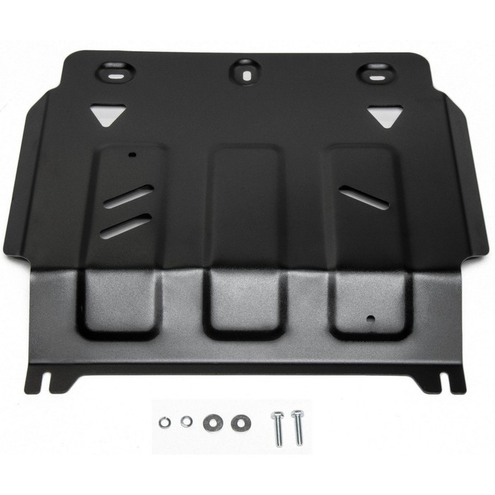 Защита картера АвтоБРОНЯ для Mitsubishi Pajero Sport (V - 3.0; 2.4d) 2016-н.в., крепеж в комплекте, сталь, 2 мм, 111.04041.1