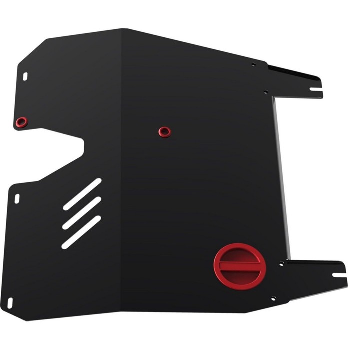 Защита картера и КПП АвтоБРОНЯ для Mitsubishi Lancer 2003-2009, крепеж в комплекте, сталь, 2 мм, 111.04002.3