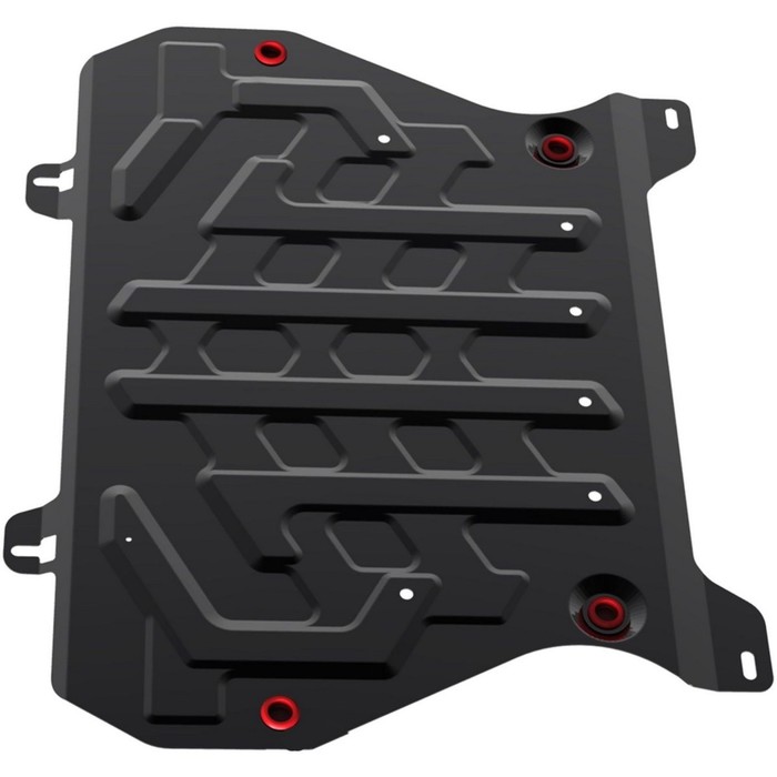 Защита картера и КПП АвтоБРОНЯ для Nissan Juke (V - 1.6) 2011-2017 2017-н.в., крепеж в комплекте, сталь, 2 мм, 111.04141.1