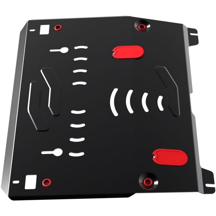 Защита картера и КПП АвтоБРОНЯ для Nissan Teana (V - 2.5; 3.5) 2008-2014 2014-2016, крепеж в комплекте, сталь, 2 мм, 111.04145.1