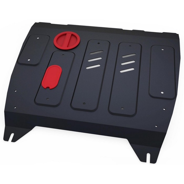 Защита картера и КПП АвтоБРОНЯ для Nissan Sentra (V - 1.6 / АКПП) 2014-2017, крепеж в комплекте, сталь, 2 мм, 111.04151.1