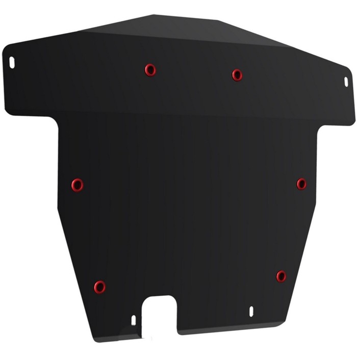 Защита картера и КПП АвтоБРОНЯ для Honda Accord 2002-2008, крепеж в комплекте, сталь, 2 мм, 111.02117.1