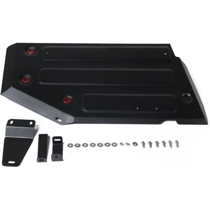 Защита топливного бака АвтоБРОНЯ для Renault Kaptur (V - 1.6 / FWD) 2016-н.в., крепеж в комплекте, сталь, 2 мм, 111.04720.1