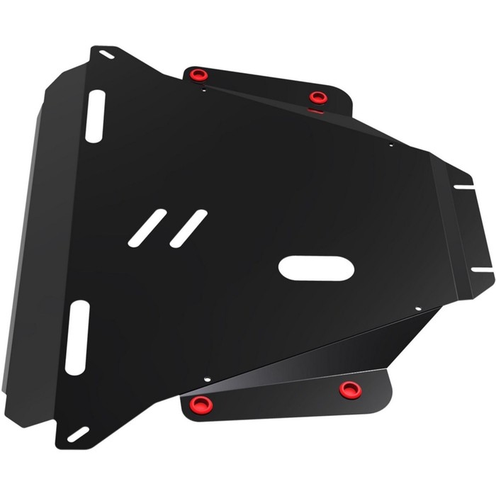 Защита картера и КПП АвтоБРОНЯ для Honda CR-V (V - 2.0; 2.4) 2007-2012, крепеж в комплекте, сталь, 2 мм, 111.02104.2