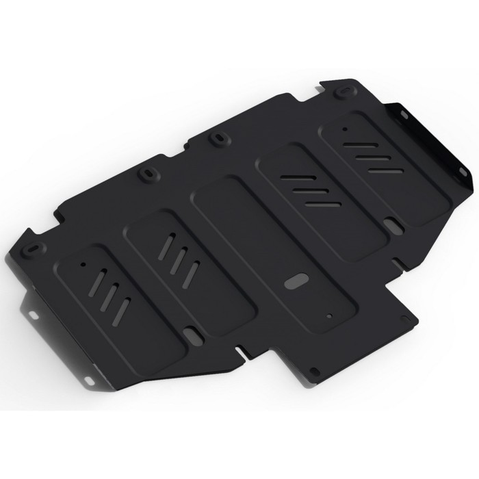 Защита радиатора и картера АвтоБРОНЯ для Hyundai H1 2015-н.в., крепеж в комплекте, сталь, 2 мм, 111.02334.1