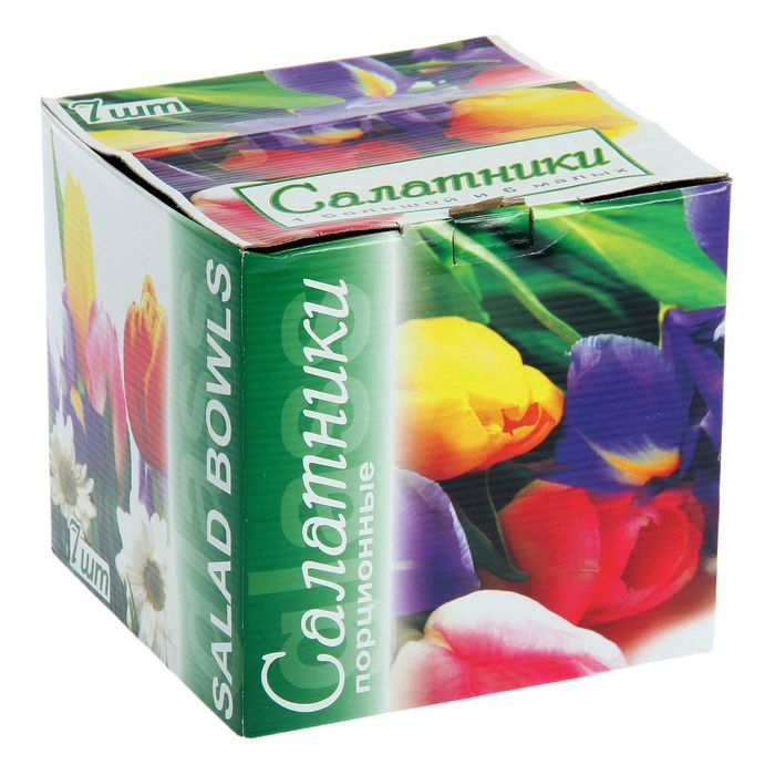 Набор салатников "Гладкий", 7 предметов: 1 шт 1,5 л, 6 шт 250 мл