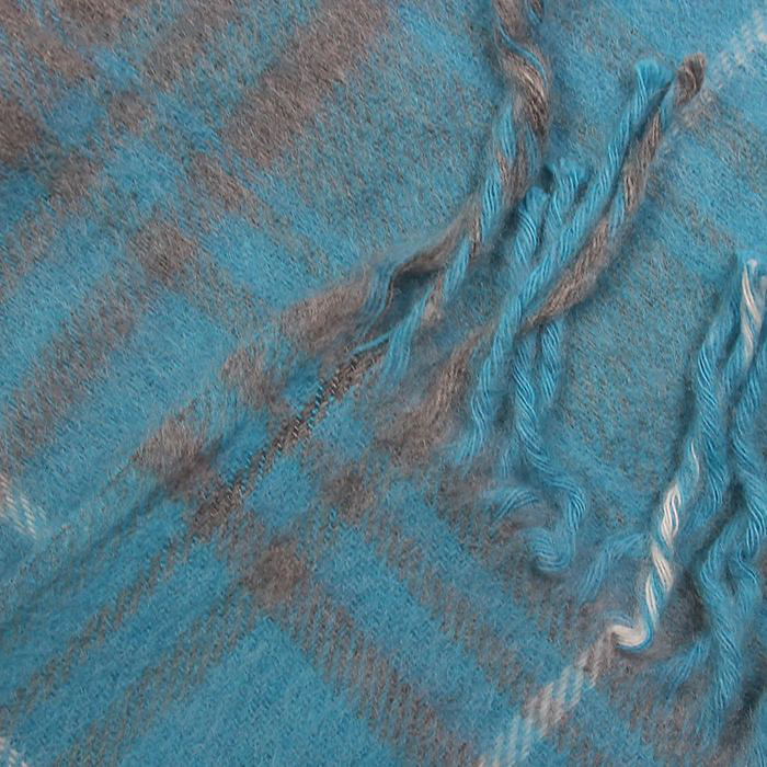 Плед полушерстяной Клетка рис 1151/00 микс 130х170 см, 25 шерсть 75 акрил, 300 гр/м