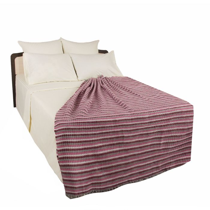 Плед полушерстяной Вафелька рис 1154/00 микс 130х170 см, 25 шерсть 75 акрил, 300 гр/м