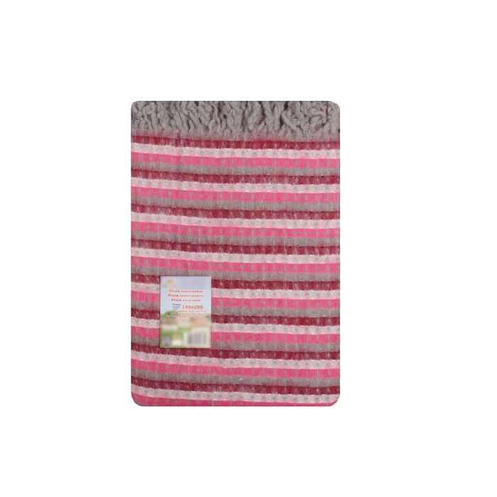 Плед полушерстяной Вафелька рис 1154/00 микс 130х170 см, 25 шерсть 75 акрил, 300 гр/м