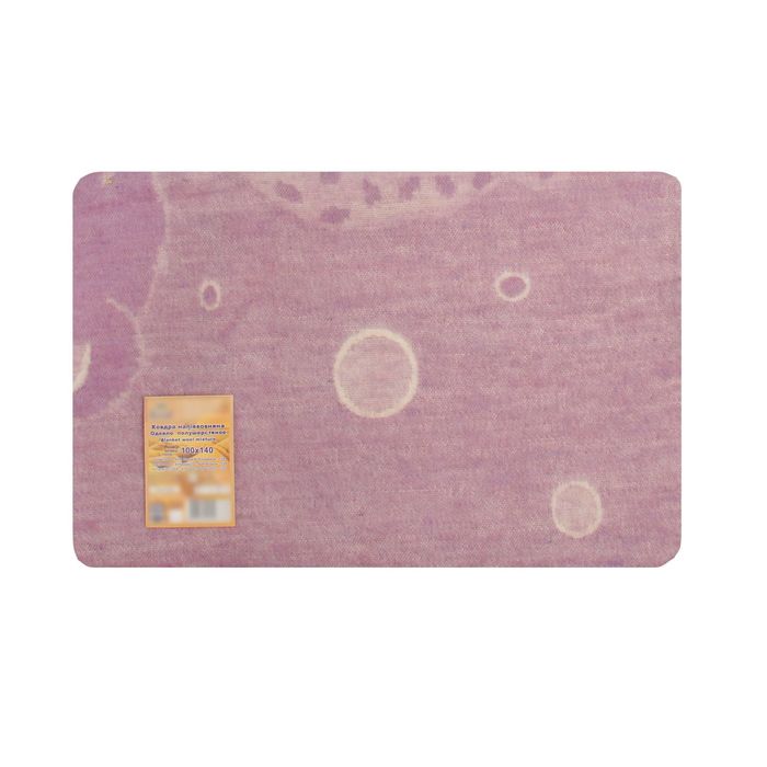 Одеяло полушерстяное жаккардовое рис 6/3 100х140 см, 40 шерсть 47 акрил 13 хл, 500 гр/м