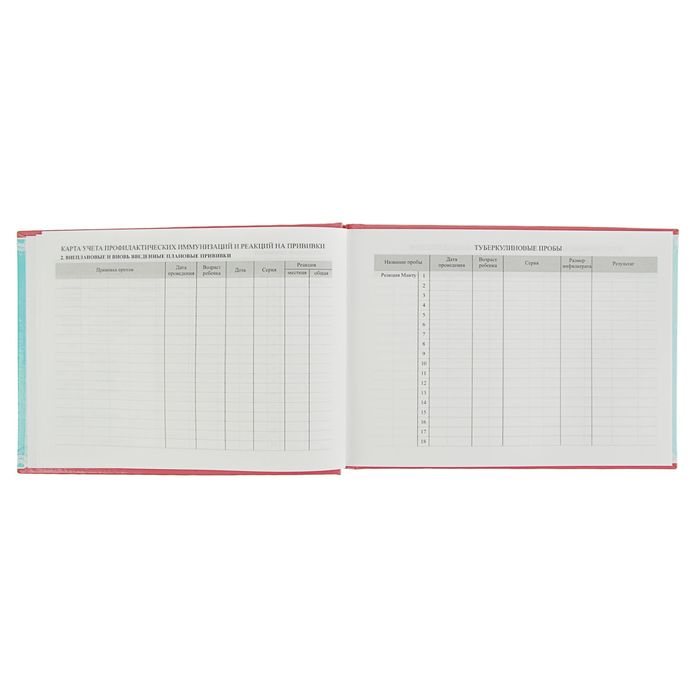 Карта медицинская "История развития ребенка" 120 листов, слонята