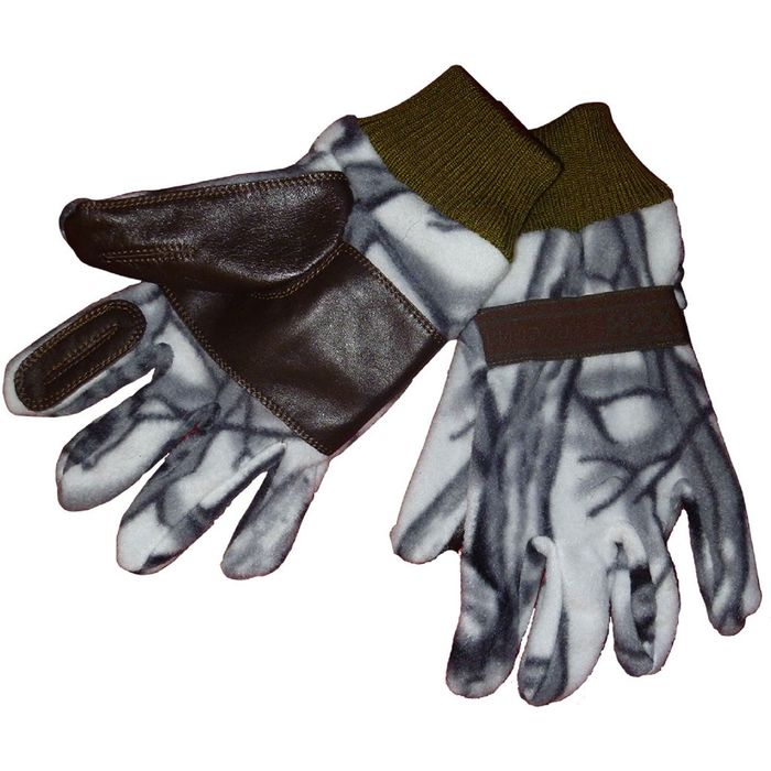 Перчатки охотника (белый лес) XL-XXL