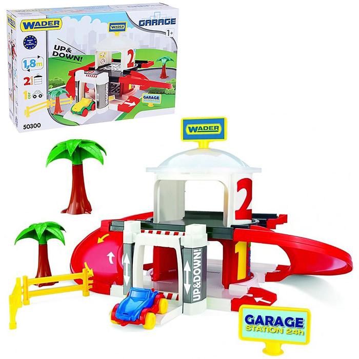 Гараж с лифтом, 2 уровня