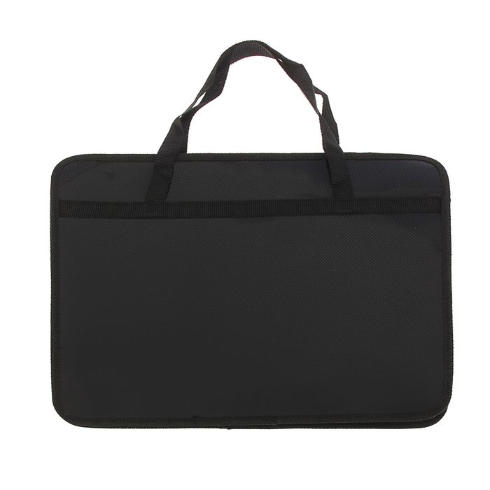 Папка с ручками пластиковая А4, 330x260х75 мм «Джинс»