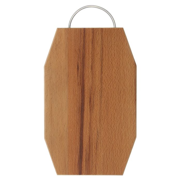 Доска разделочная "Ромб" малая, с металлической ручкой