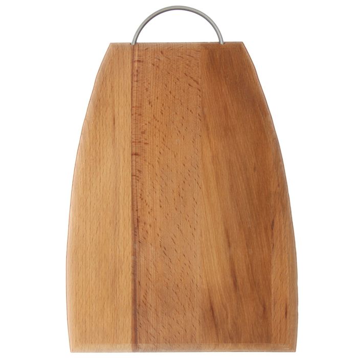 Доска разделочная "Трапеция" с металлической ручкой