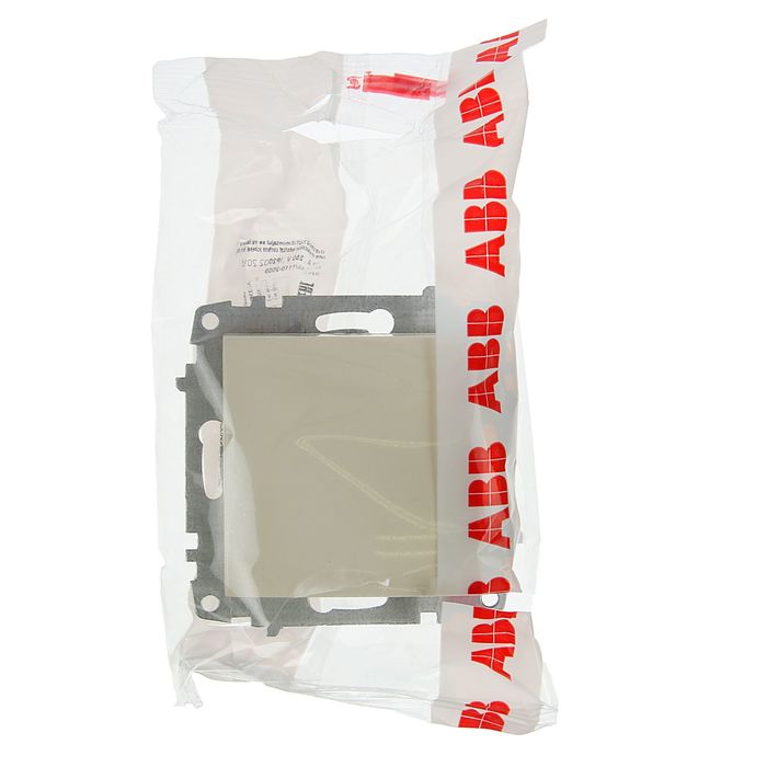 Выключатель ABB Cosmo, одноклавишный, кремовый, 619-010300-200