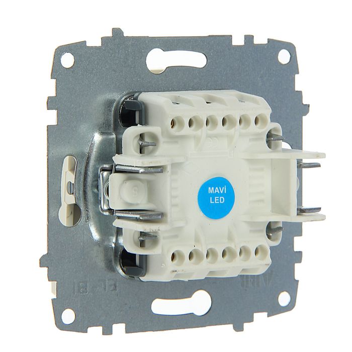 Выключатель ABB Cosmo, двухклавишный, с подсветкой, кремовый, 619-010300-203