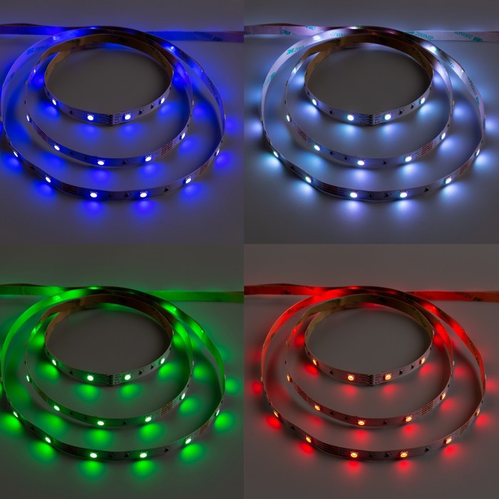 Светодиодная лента SMD5050, 3 м. IP20, 30LED, 7.2 W/метр, RGB