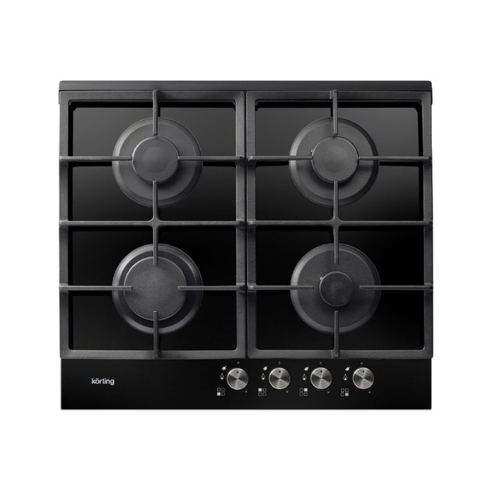Варочная поверхность Körting HGG 660 CN, газовая, 4 конфорки, черный