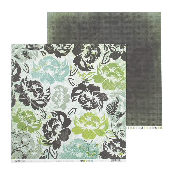 Бумага для скрапбукинга двухсторонняя "Afresh" 30,5 х 30,5 см (KC-P665)