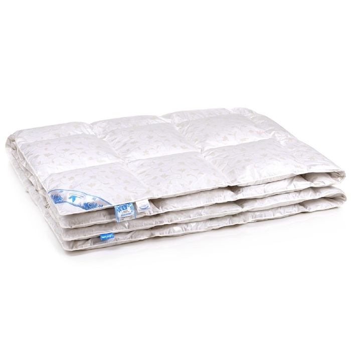 Одеяло кассетного типа Belashoff Комфорт, размер 140х205 см, пуховая смесь, тик