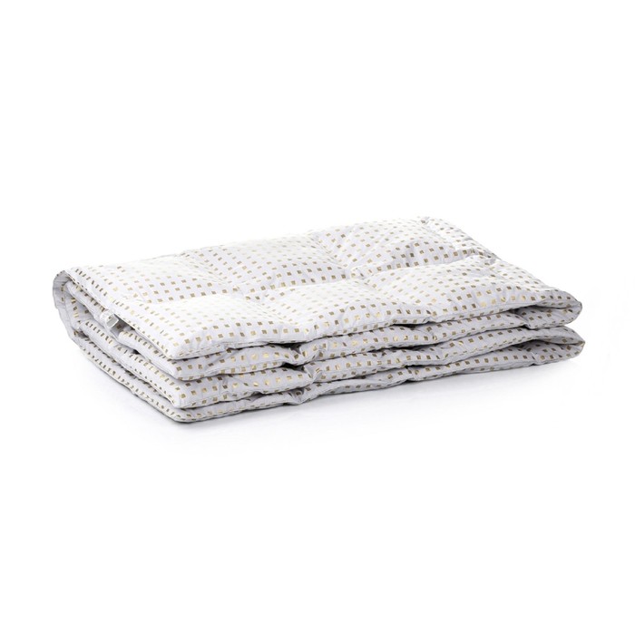 Одеяло Тихий Час Пуховые, размер 140х205 см, тик подушка высокая тихий час пуховые размер 68х68 см тик