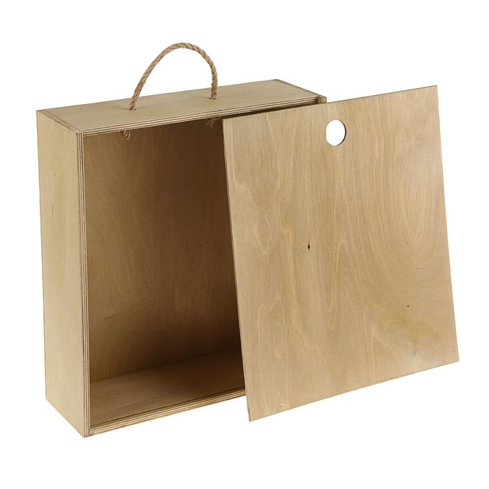 Пенал на 3 бутылки 33 х 31 х 11 см, дуб