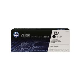 

Тонер Картридж HP Q2612AF черный x2уп. для HP LJ 1010/1012/1015 (4000стр.)