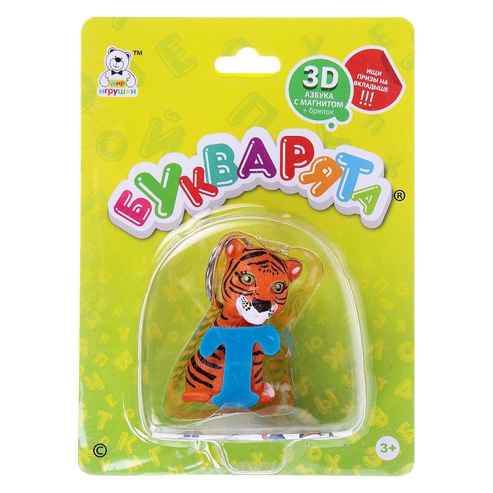 3D-азбука на магнитах "Букварята: Т"