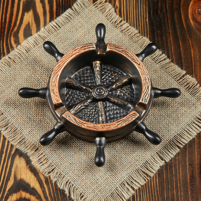 Набор "Флинт"+ пепельница, бокалы, бронза, 0,5 л