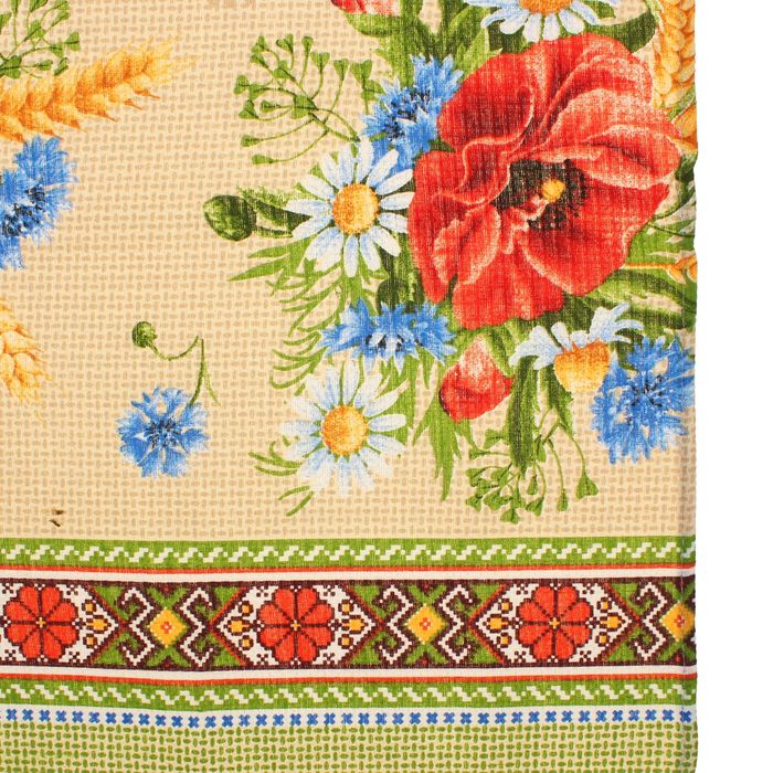 Полотенце «Маки», размер 40х75 см, 160 г/м²