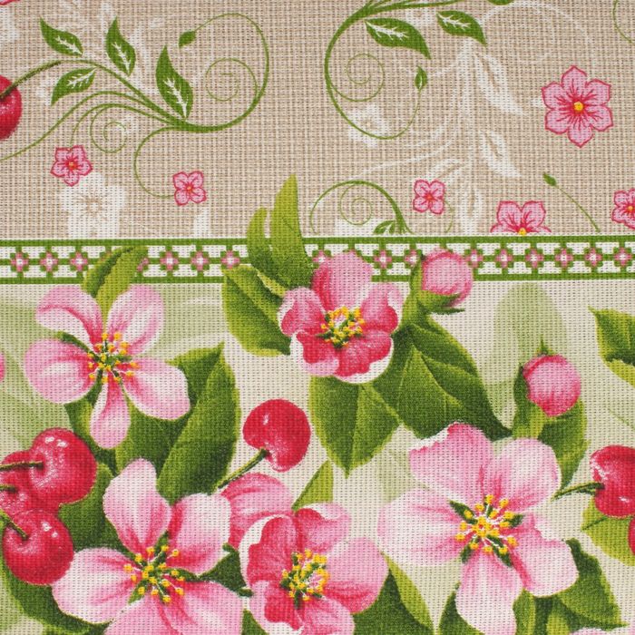 Скатерть «Вишневый цвет», размер 150х150 см